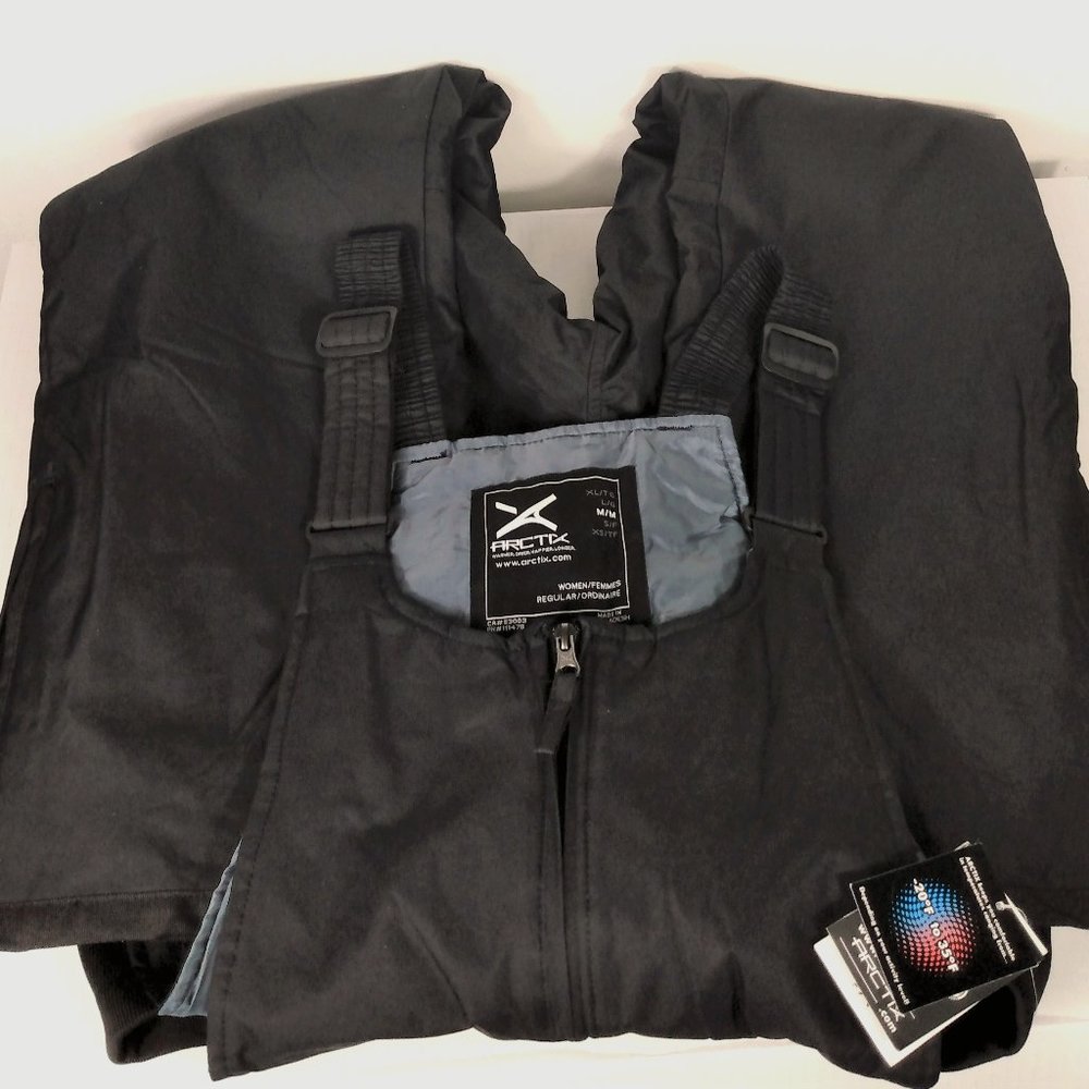 Arctix Black Women's Essential Bib Overall Size: M 8-10